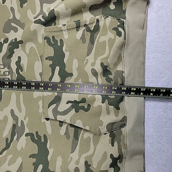 GAP Camouflage Sweatshirt Hoodie Men's Size Large Olive Green,‎ Brown Pullover - Picture 10 of 12